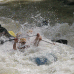 November 2006 on the Naranjo River in Costa Rica (the top yellow helmet is Jay)